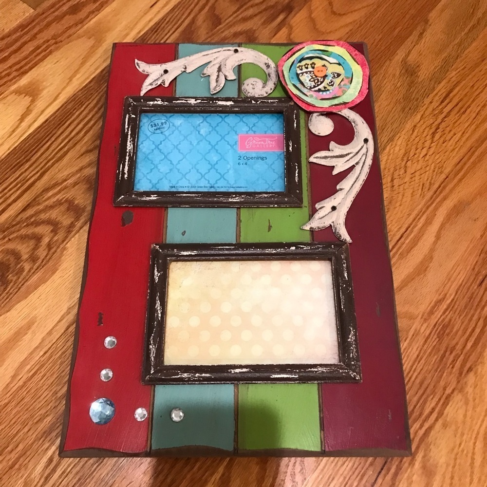 🖼Distressed Double Photo Frame